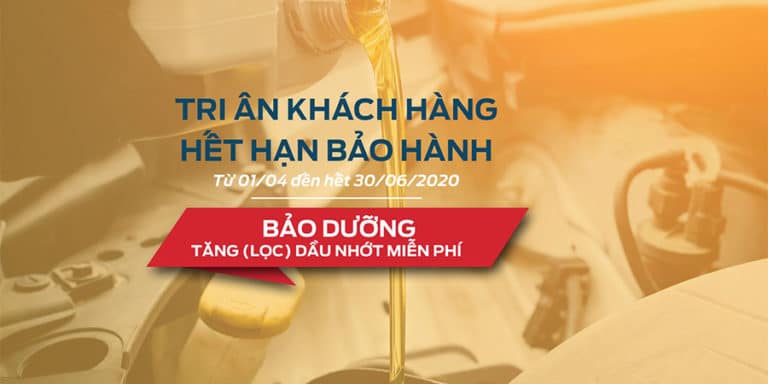 Chương trình tri ân khách hàng hết hạn bảo hành tiêu chuẩn tháng 4 tại Bình Dương Ford