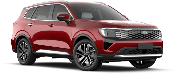 Màu xe Ford Territory 2026